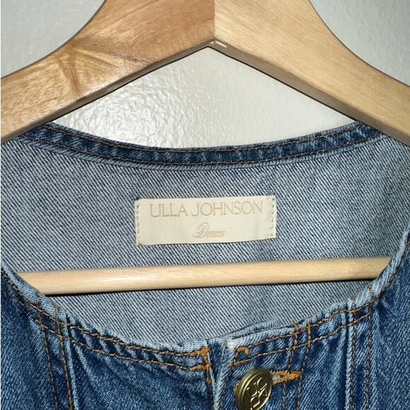 Ulla Johnson The Stevie Demin Jumpsuit Danube Medium Indigo Wash Size P/XS - Picture 4 of 11